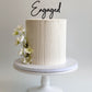 Engaged Cake Topper - Script 3