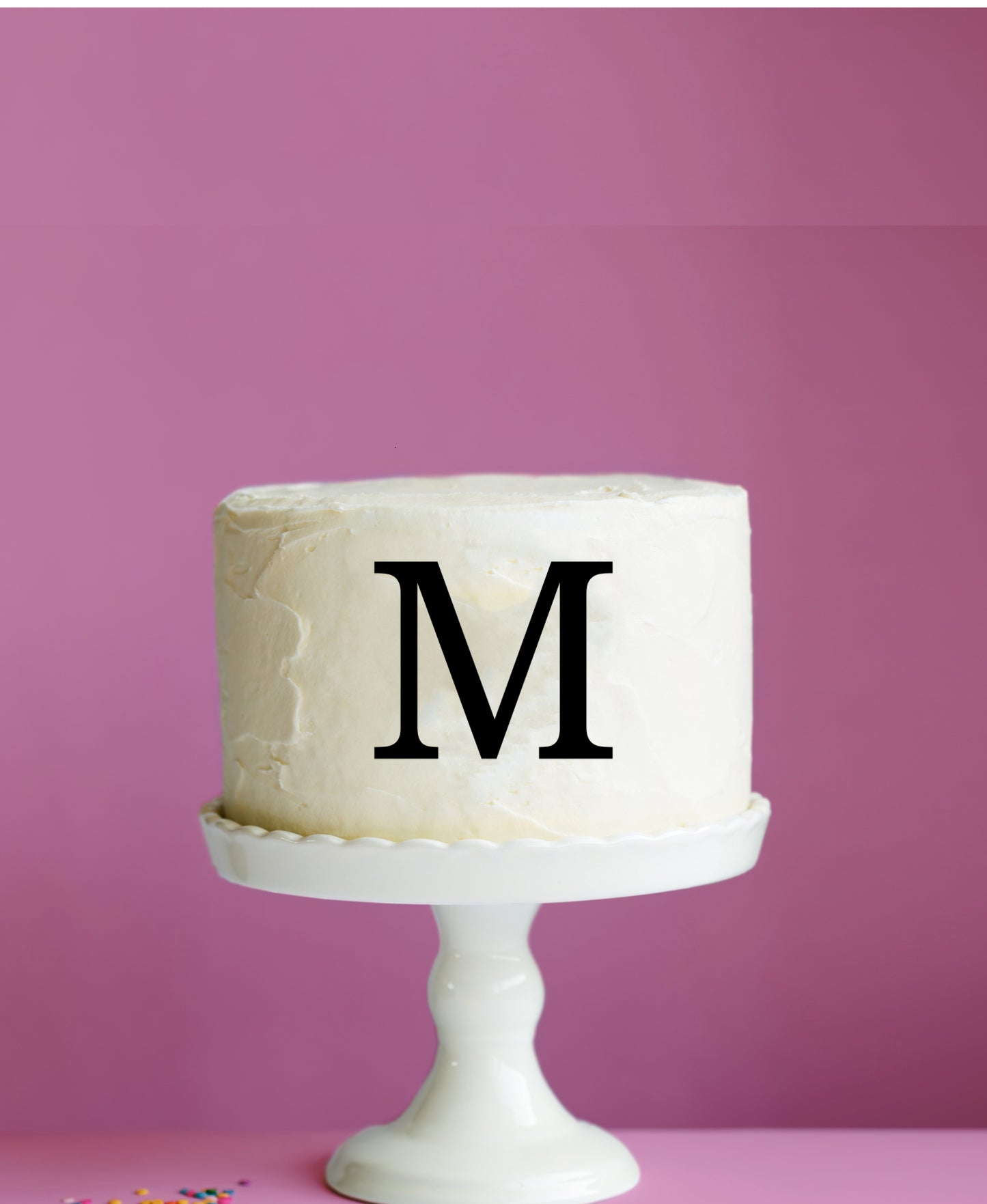 Large Letter Cake Fropper