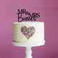 Cake Topper - Mr & Mrs Surname 1