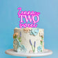 Two Sweet - Cake Topper Personalised - 2 Colour